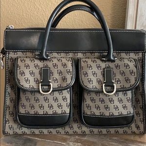 Dooney & Burke double pocket tote